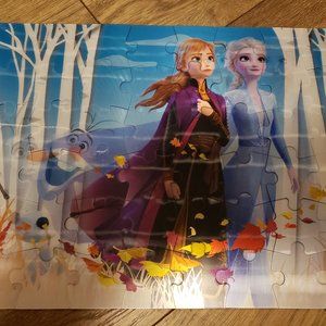 DISNEY FROZEN HOLOGRAM PUZZLE - 48 PIECE - OLAF, ANNA, ELSA
